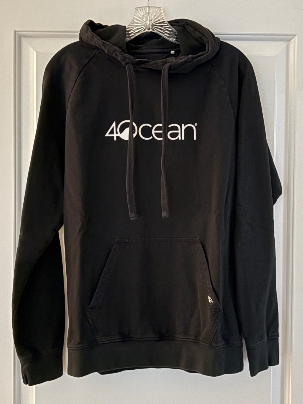 4OCEAN Pullover Hoodie Black Unisex Size Small